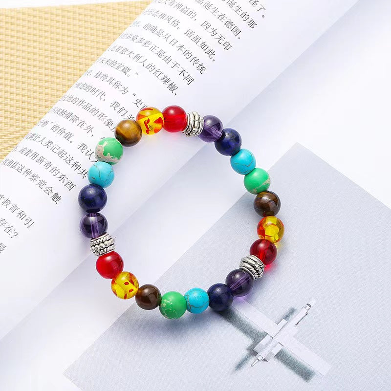 7 Chakra Stone Healing Bracelet