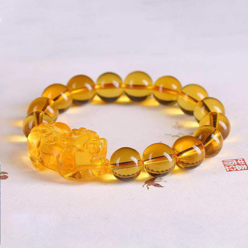 FortuneGuard Crystal Pi Xiu Bracelet