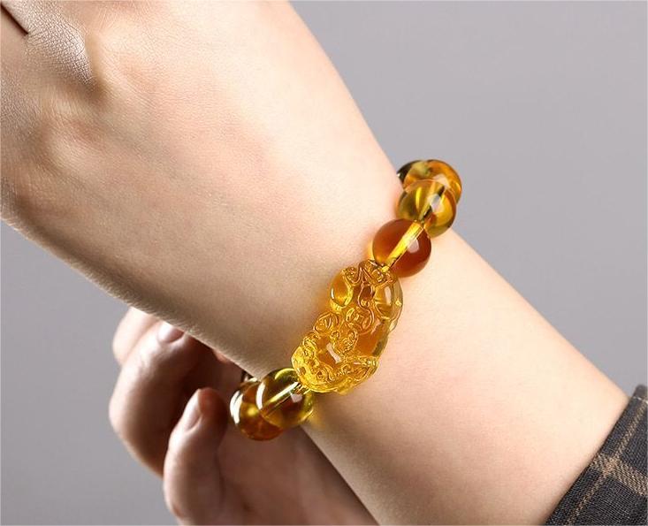 FortuneGuard Crystal Pi Xiu Bracelet