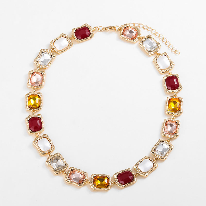 Radiant Prosperity Diamond Alloy Color Chain