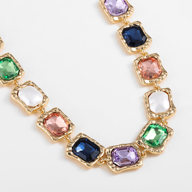 Radiant Prosperity Diamond Alloy Color Chain