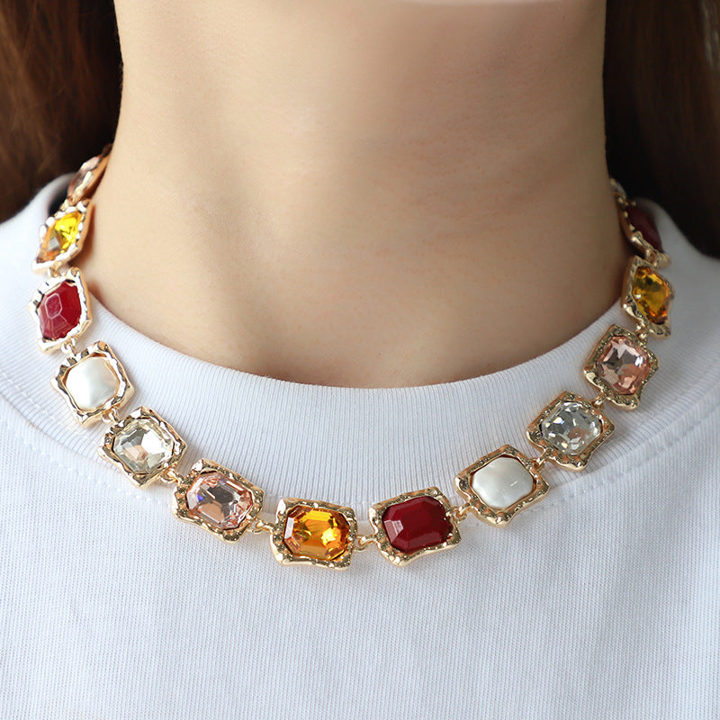 Radiant Prosperity Diamond Alloy Color Chain