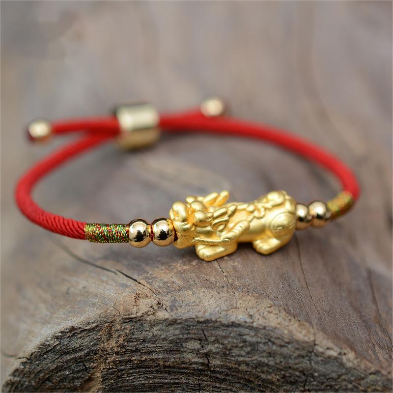 Success Luck Silver Pi Xiu Bracelet