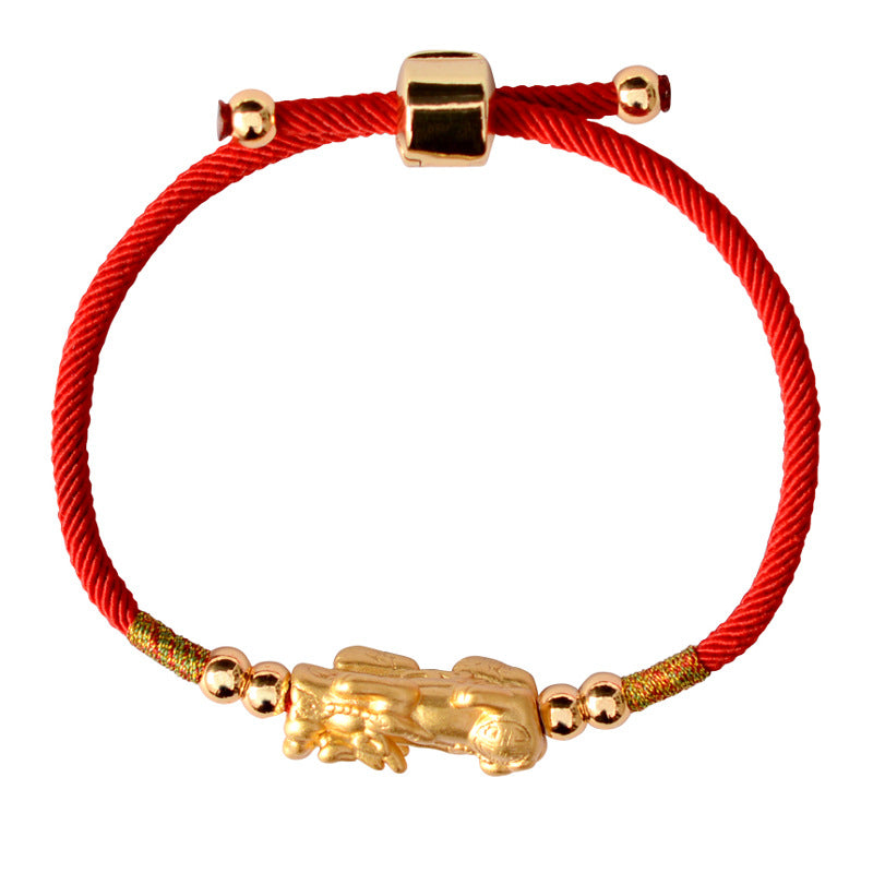 Success Luck Silver Pi Xiu Bracelet
