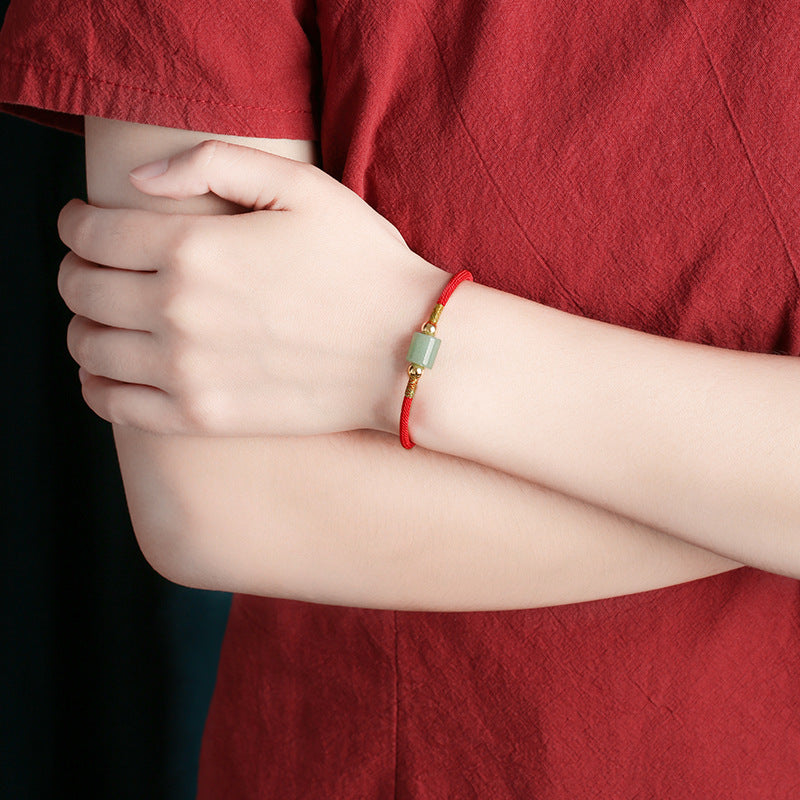 WealthGuardian Jade Harmony Bracelet