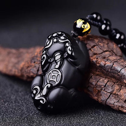 Luck Guard Obsidian PiXiu Pendant