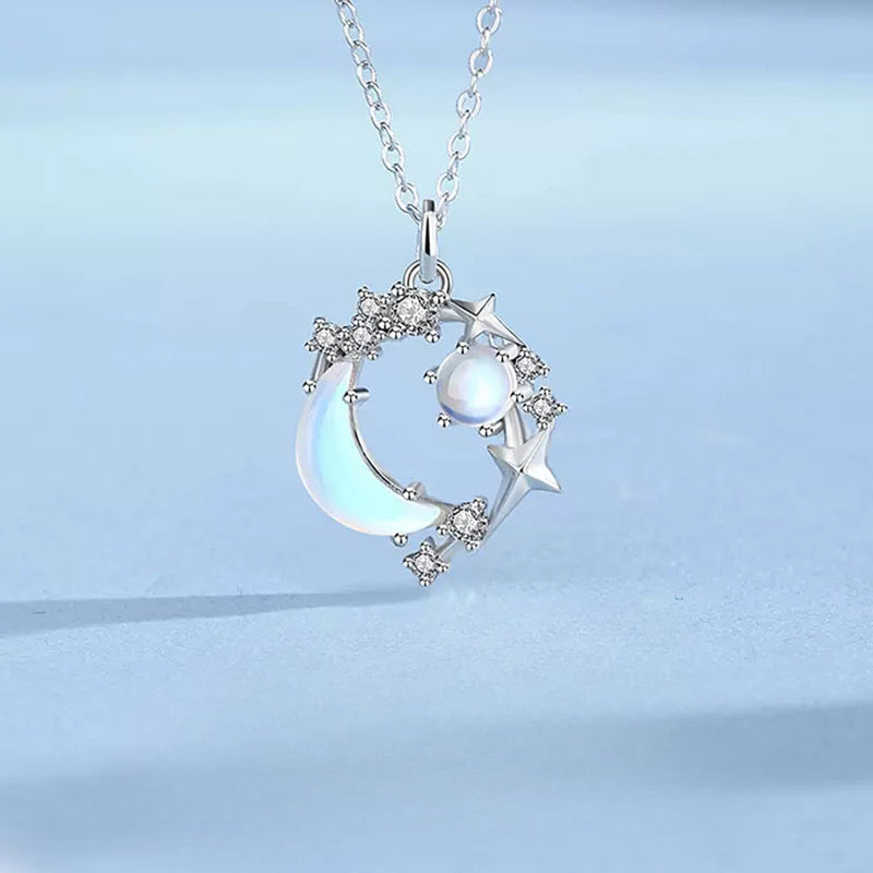 Luminous Moonstone Harmony Necklace