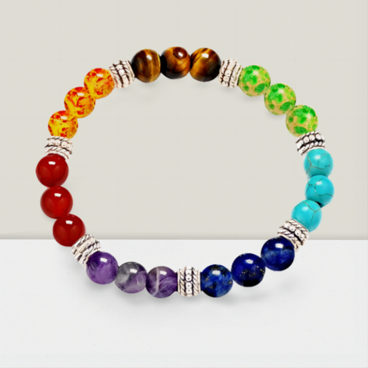 7 Chakra Stone Healing Bracelet