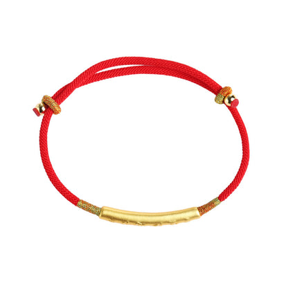 Red String Auspicious Bracelet Buddhist Lucky Charms