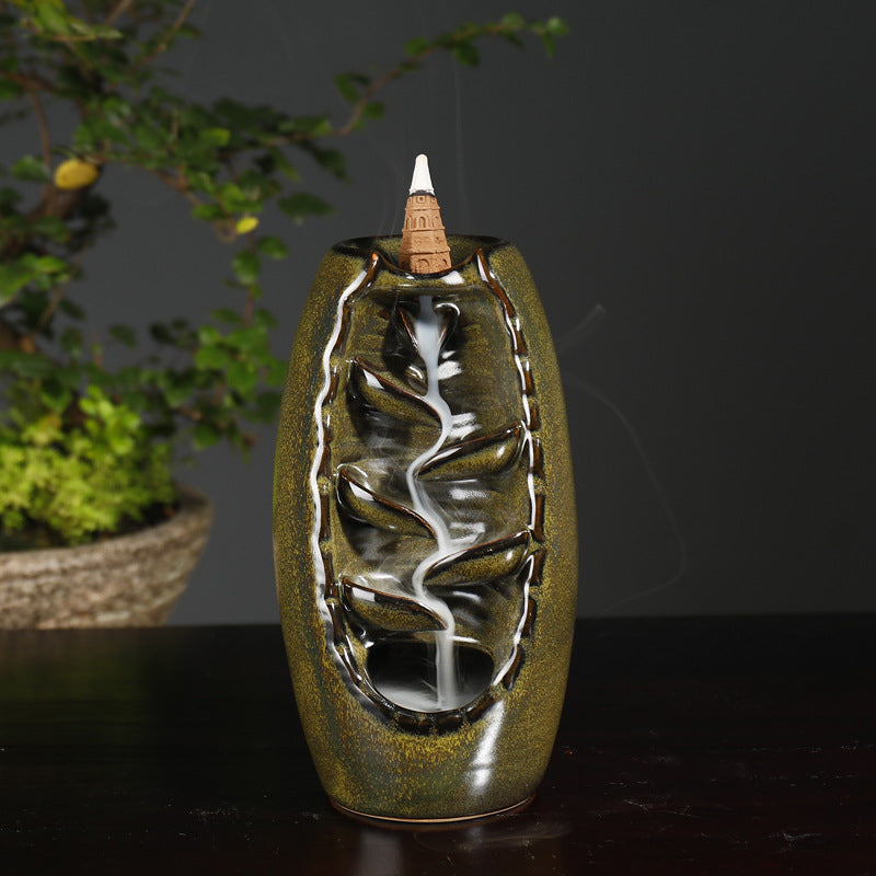 Ceramic Smoke Reversing Incense Burner