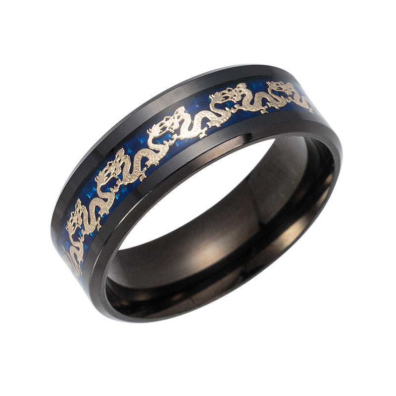 Dragon Wisdom Shield Ring