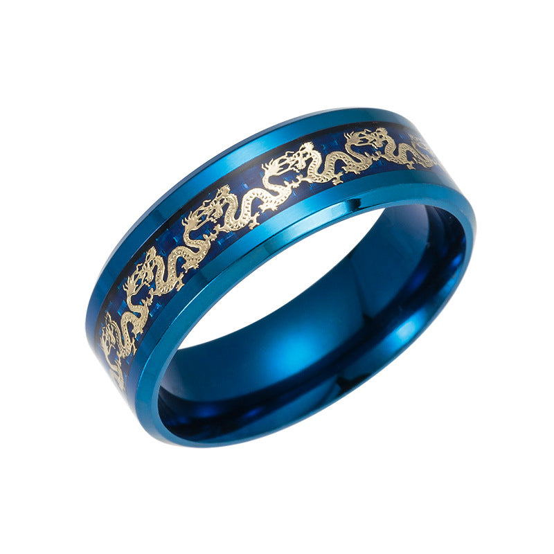 Dragon Wisdom Shield Ring