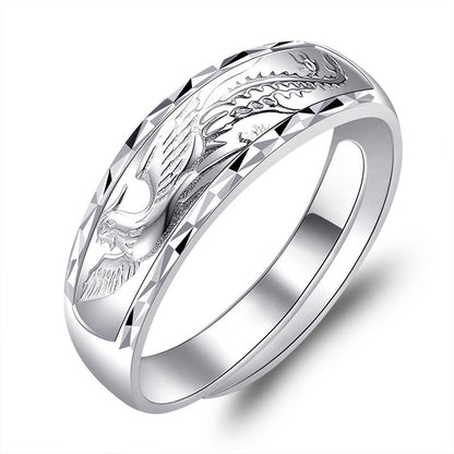 Dragon Phoenix Love Unity Rings