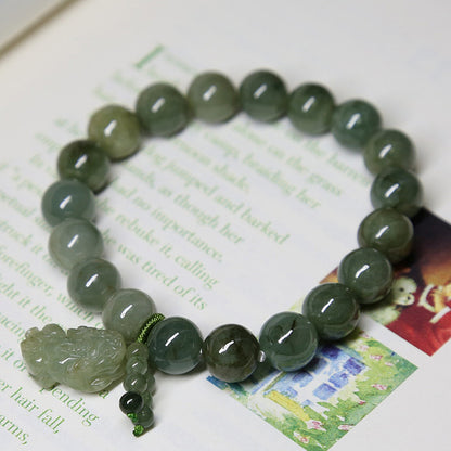 Fortune Guardian Jadeite Pi Xiu Bracelet