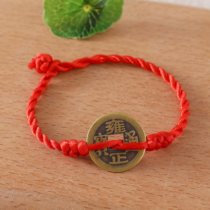 FortuneSuccess Lucky Coin Charm Bracelet