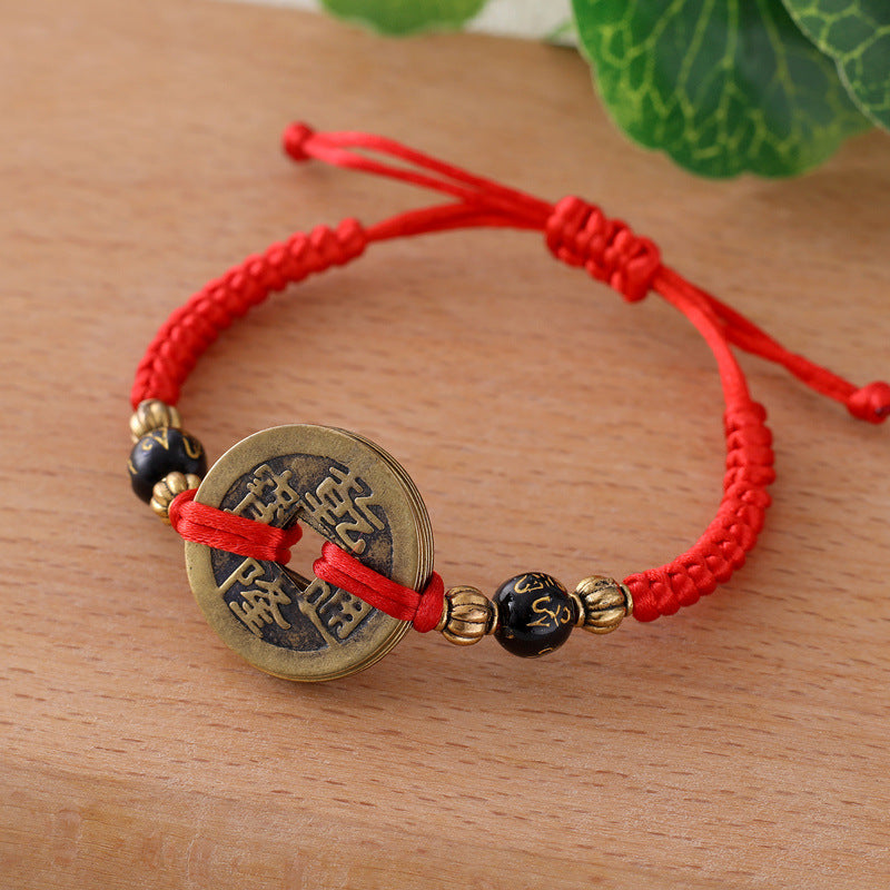 FortuneSuccess Lucky Coin Charm Bracelet