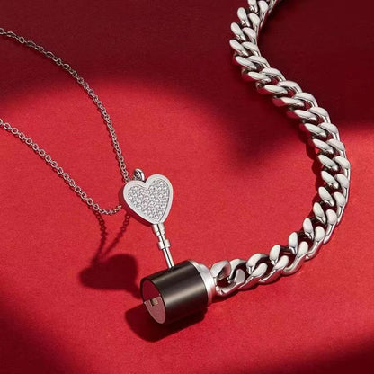 Key To My Heart Couple Necklaces