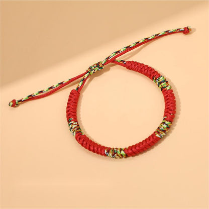 Lucky Harmony FiveColor Wishing Rope Bracelet