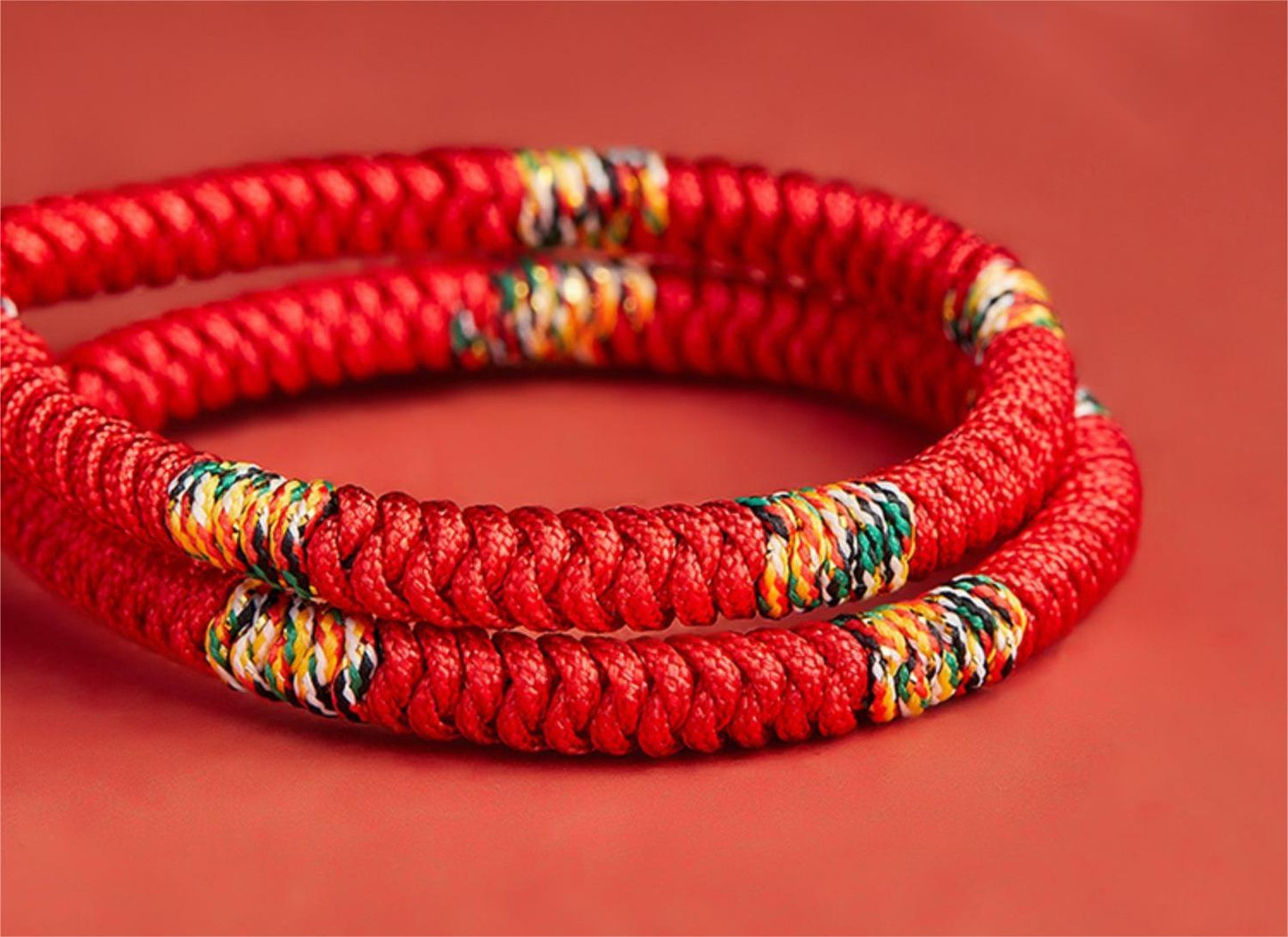 Lucky Harmony FiveColor Wishing Rope Bracelet