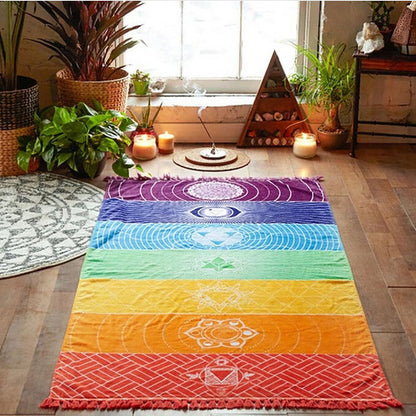 Meditation Chakra Yoga Rug