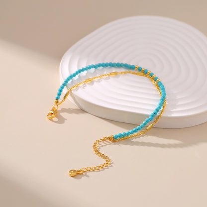 Turquoise Twin Guard Wealth Bracelet