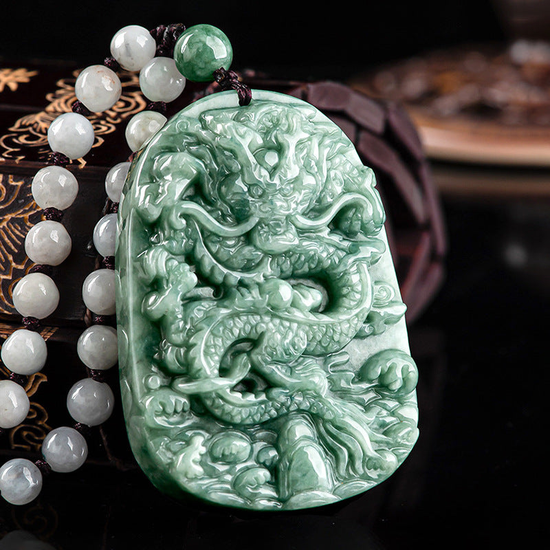 Dragon Prosper Jade Pendant