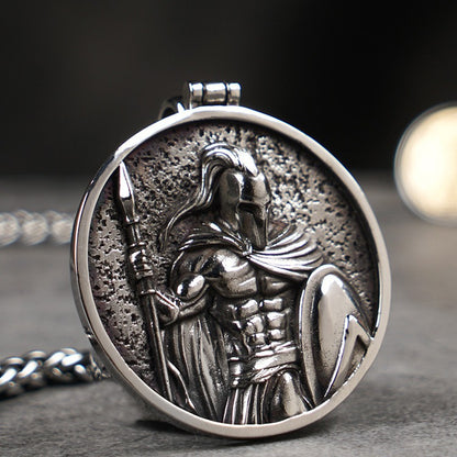 Spartan Valor Steel Chain Necklace