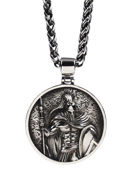 Spartan Valor Steel Chain Necklace