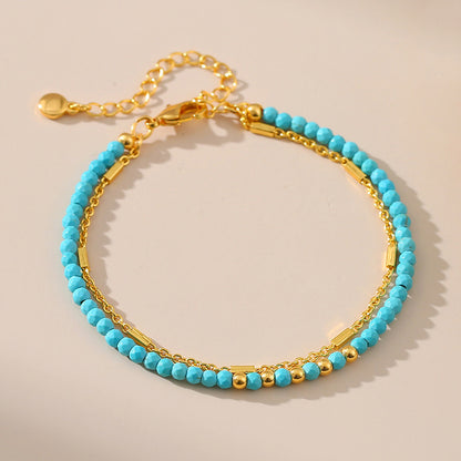 Turquoise Twin Guard Wealth Bracelet