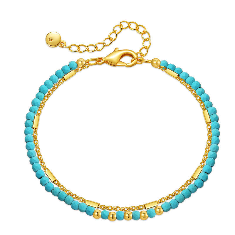 Turquoise Twin Guard Wealth Bracelet