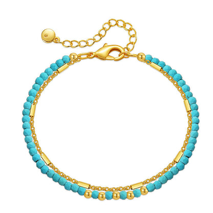 Turquoise Twin Guard Wealth Bracelet