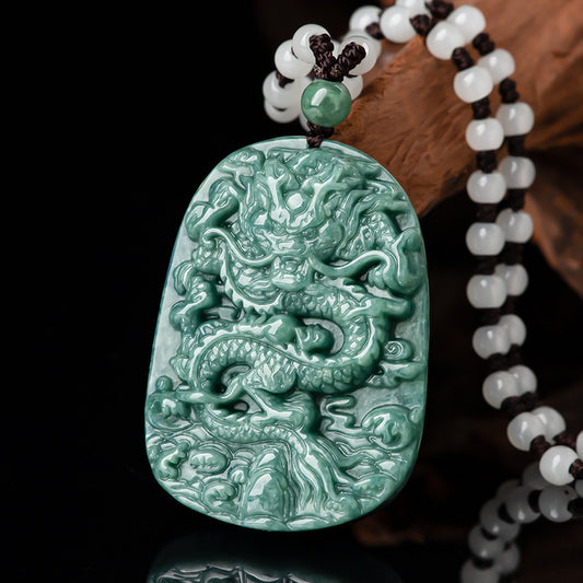 Dragon Prosper Jade Pendant