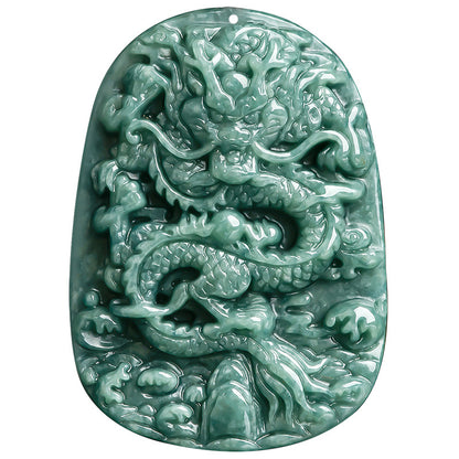 Dragon Prosper Jade Pendant