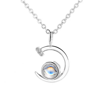 Love Echo 100 Languages Silver Pendant