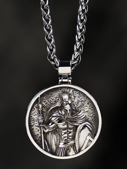 Spartan Valor Steel Chain Necklace