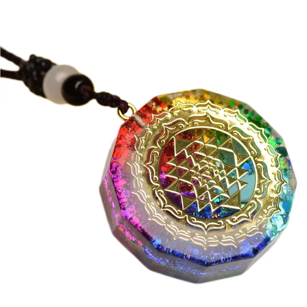 Orgonite Chakra Necklace for Deep Meditation