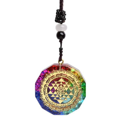 Orgonite Chakra Necklace for Deep Meditation