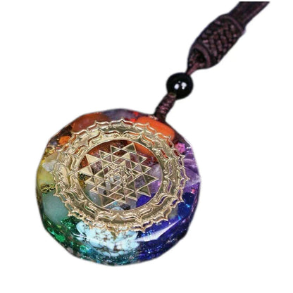 Orgonite Chakra Necklace for Deep Meditation