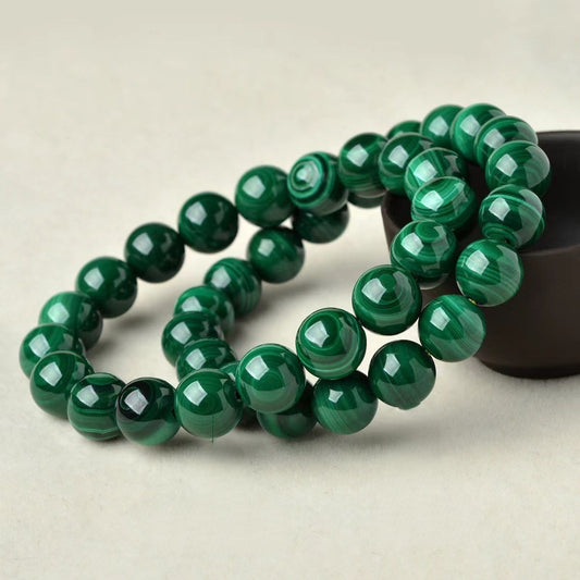 Peacock Power Luck Bead Bracelet