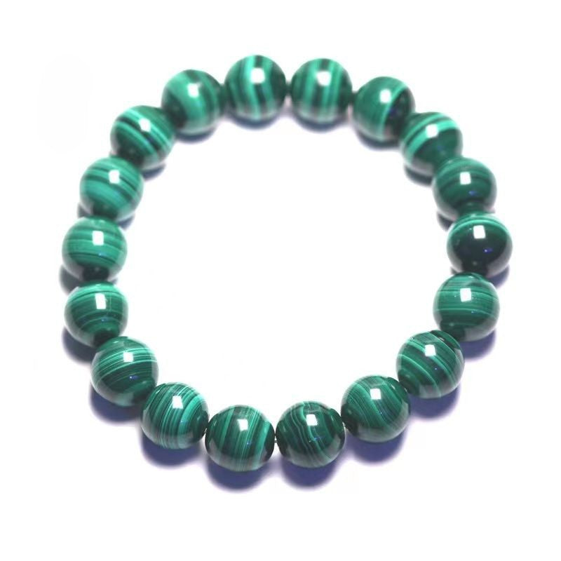 Peacock Power Luck Bead Bracelet