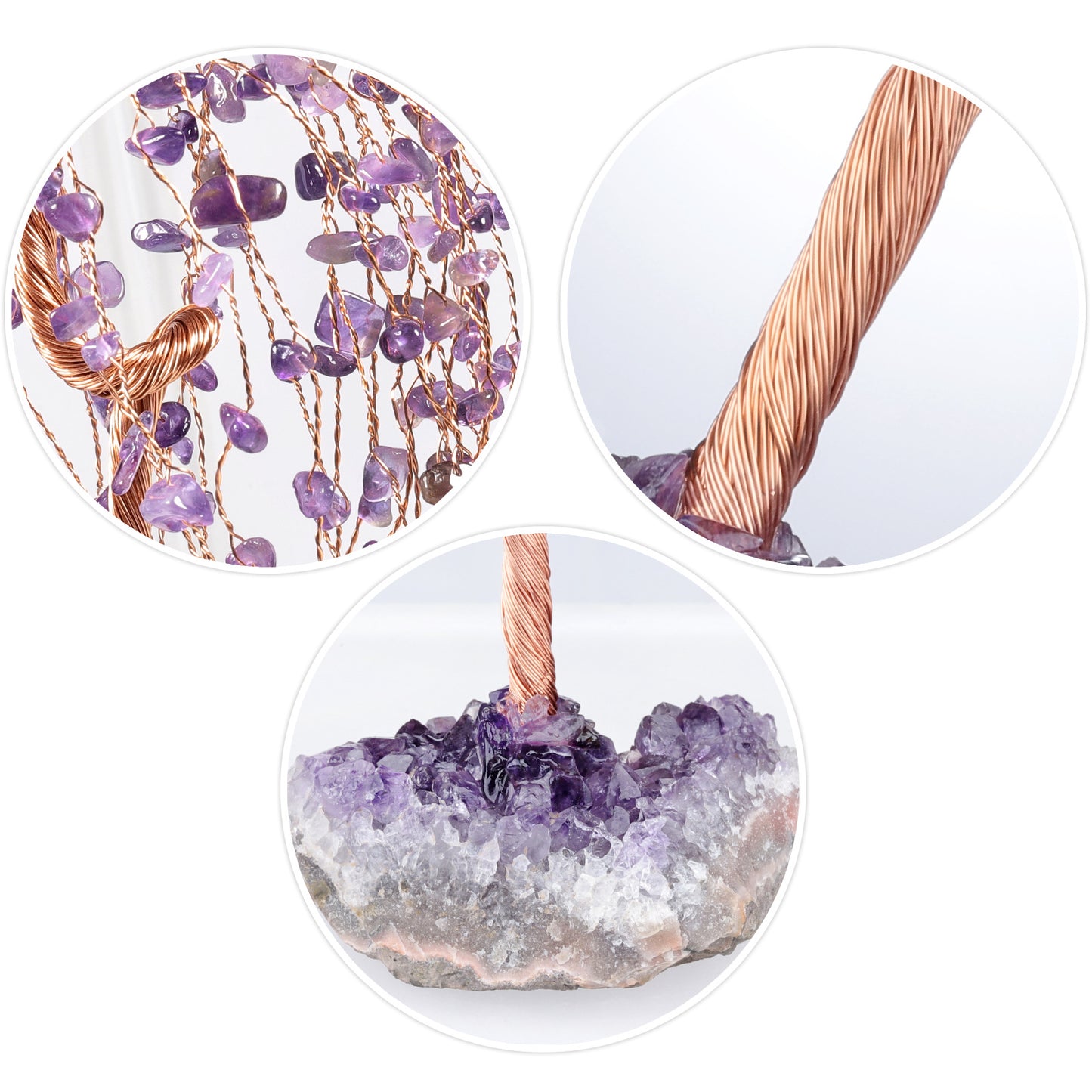 Prosperity Aura Amethyst Decor