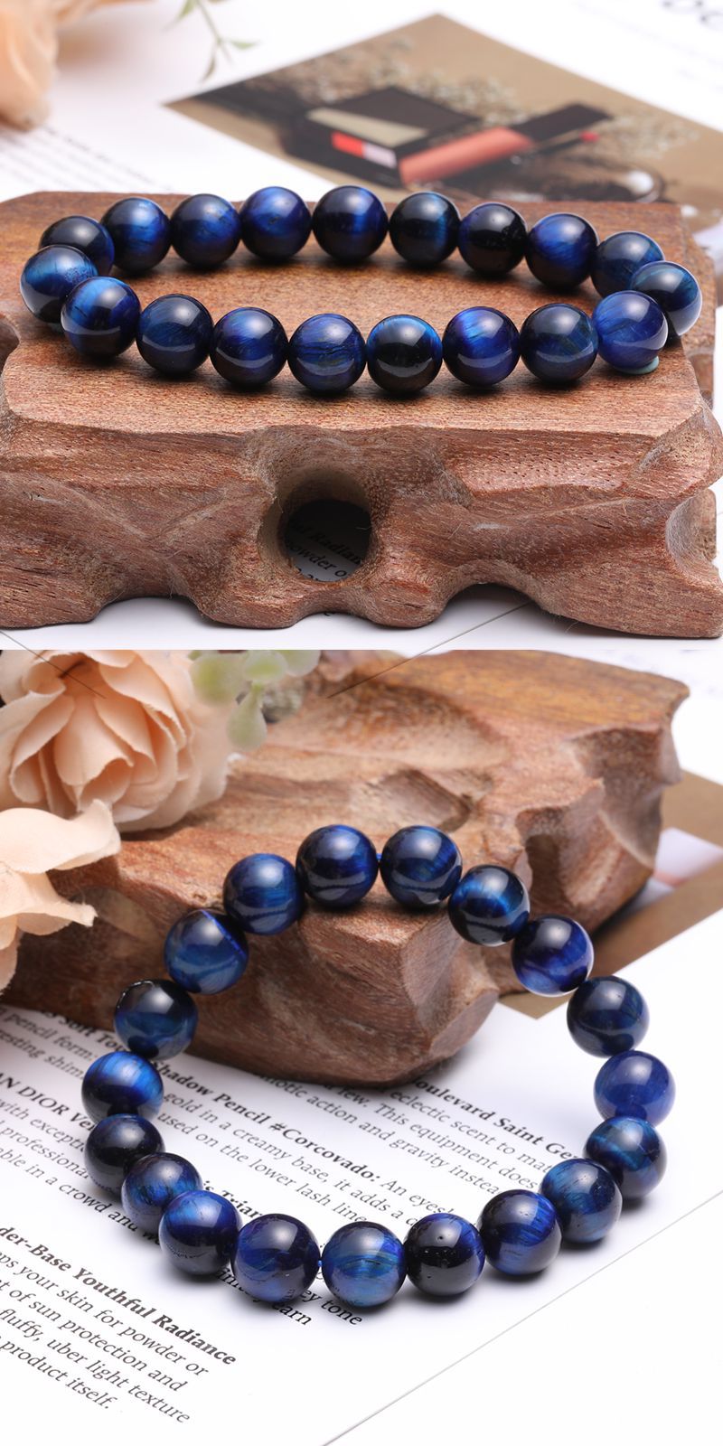 Protective Blue Tiger Eye Wellness Bracelet