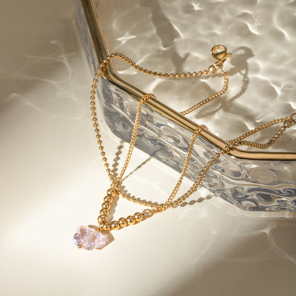 Summer Colorful Enamel Butterfly Good Luck Anklet