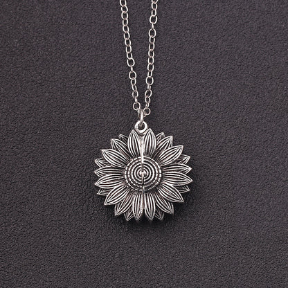 Sunshine Message Necklace - You Are My Sunflower