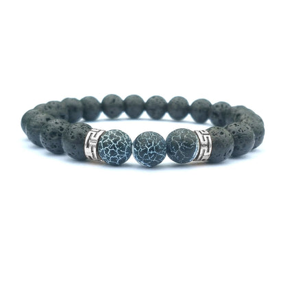 WealthGuardian Volcanic Agate Bracelet