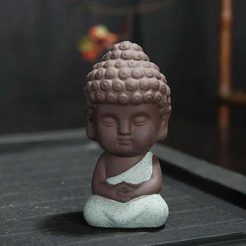 Wisdom Wealth Guardian Buddha Figurine