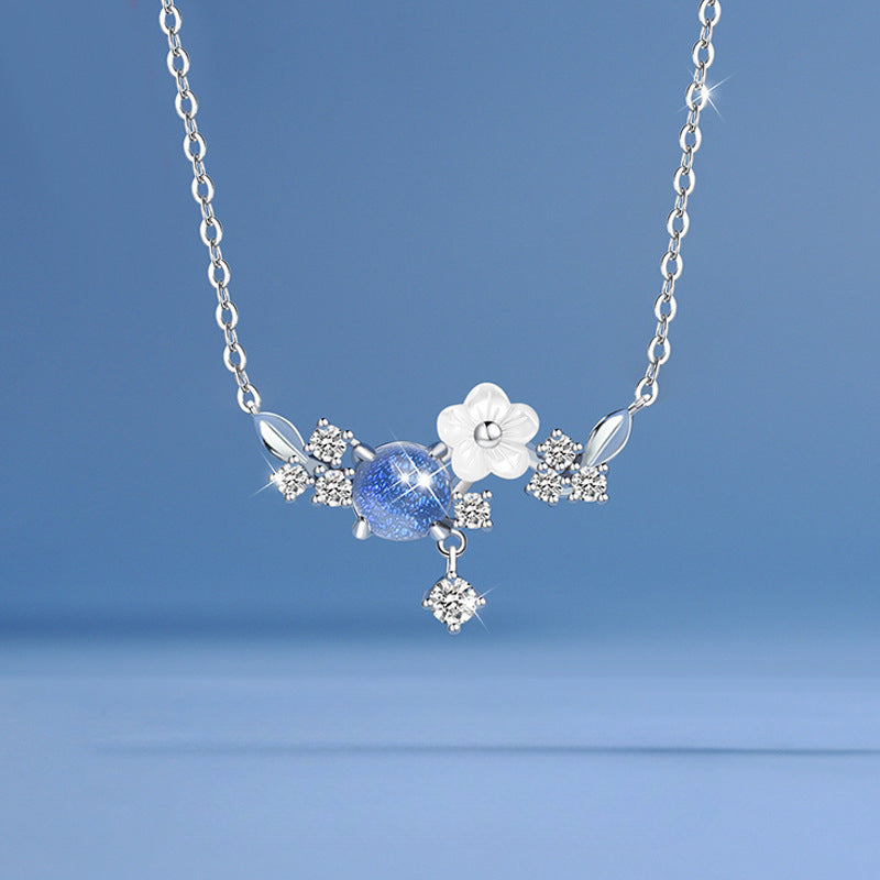 Eternal Bloom Silver Pendant Necklace