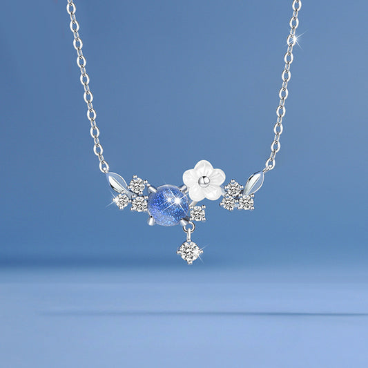 Eternal Bloom Silver Pendant Necklace